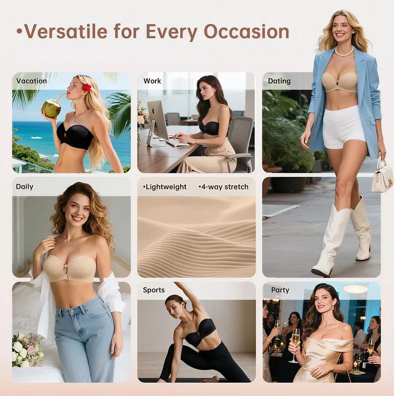 Veerola™ Seamless Comfort Push-Up Bra