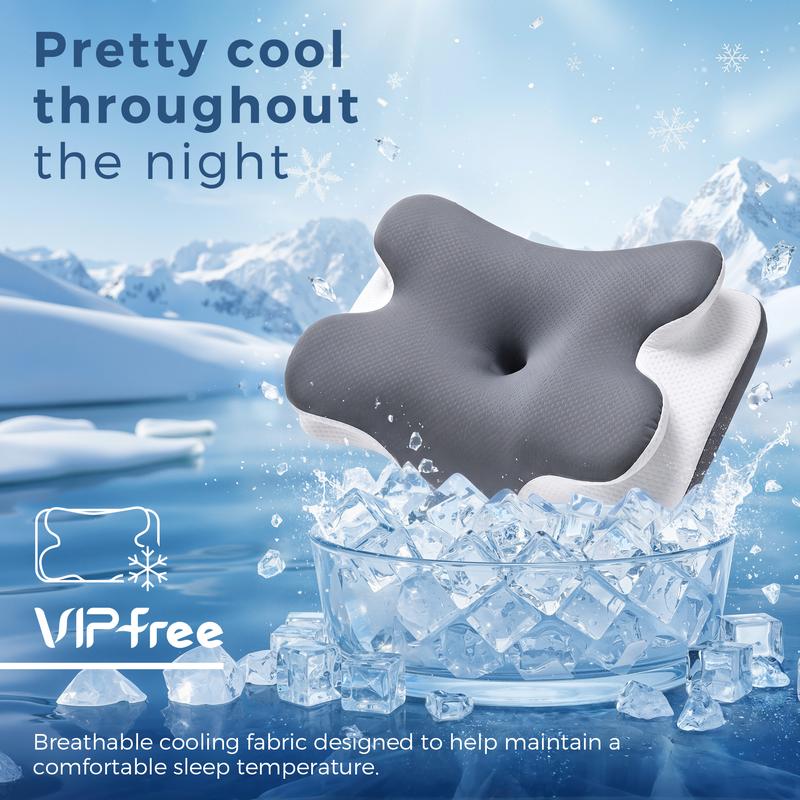 Advanced Cooling Memory Neck Adjustable Pillow