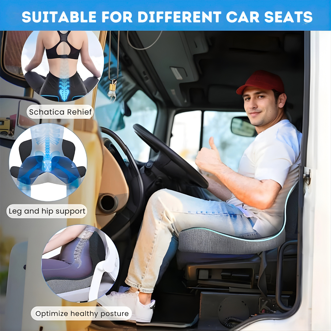 Ergonomic Memory Foam Seat