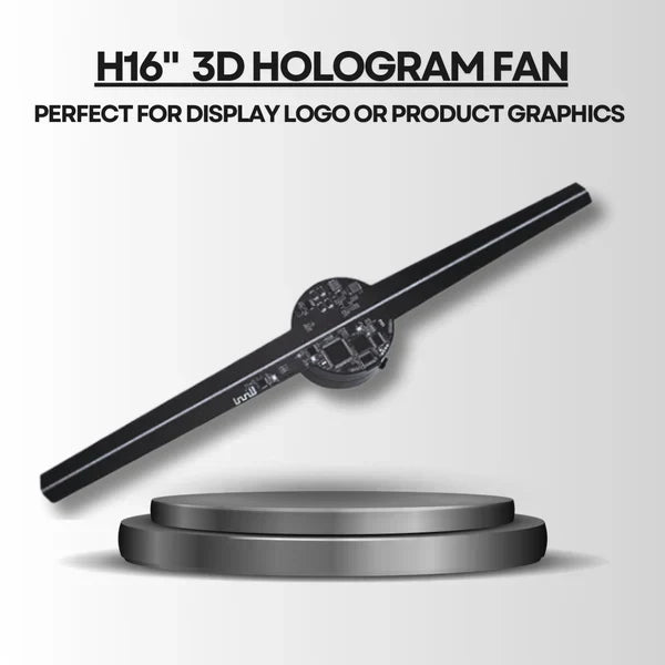 3D Hologram Advertising Fan Projector (16.5" LED Display)
