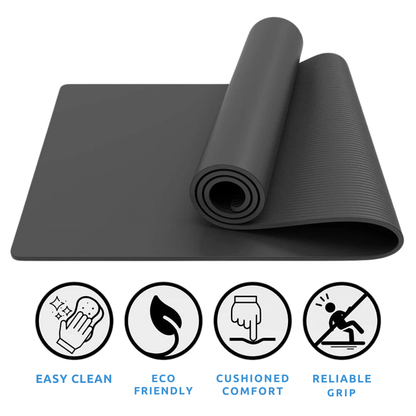 Thick Non-Slip Yoga Mat with Strap