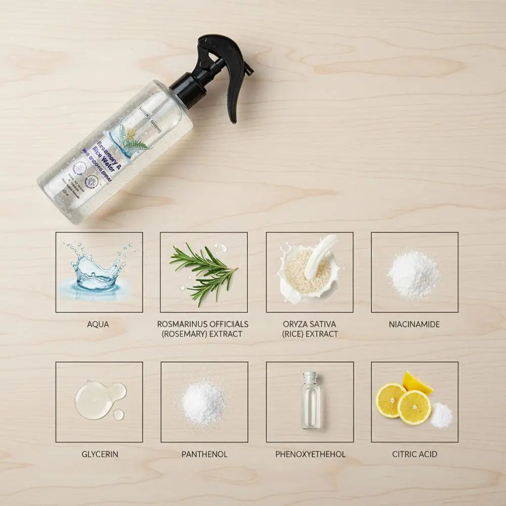 Rosemary & Rice Water Natural Hair Growth Spray