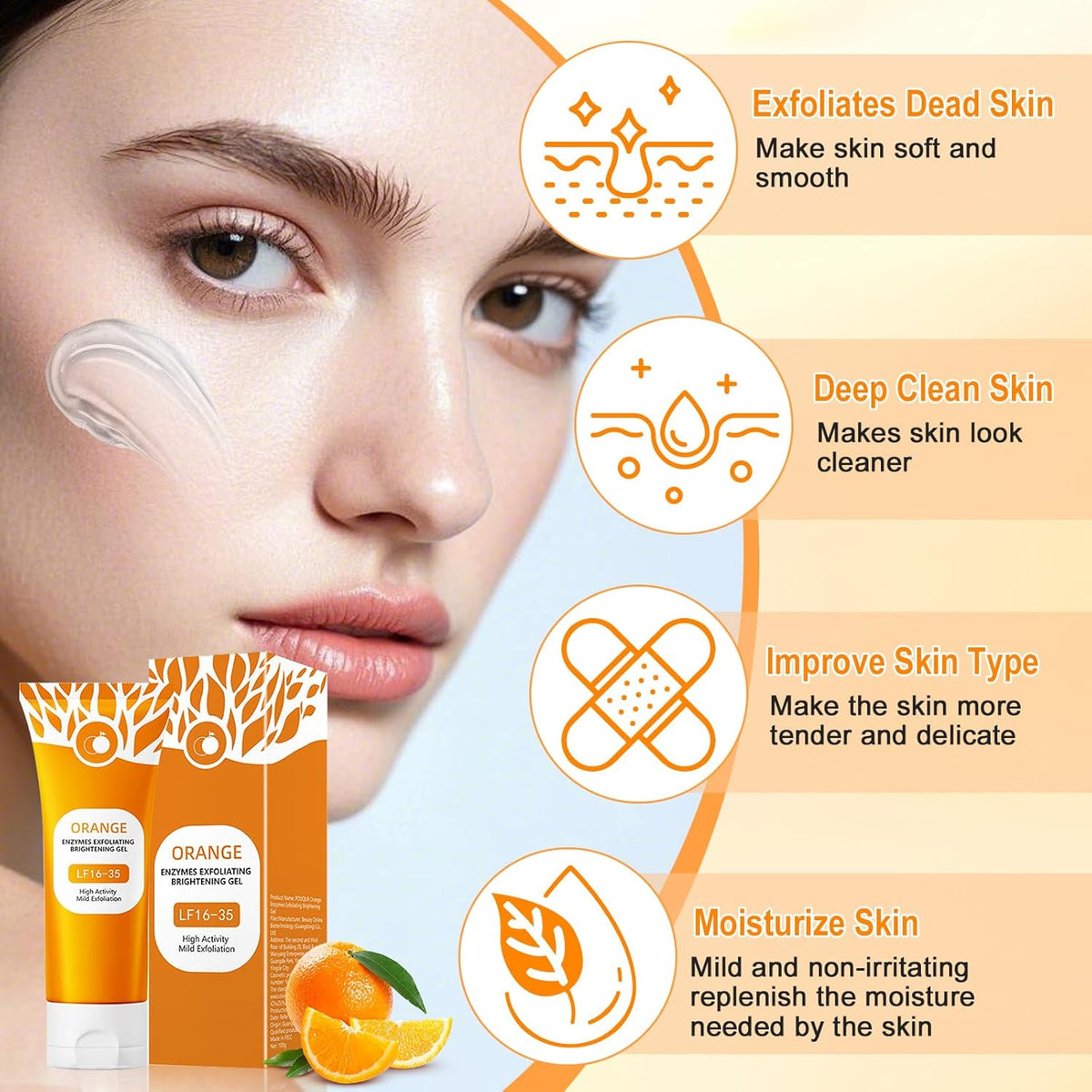 Orange Enzyme Exfoliating Gel