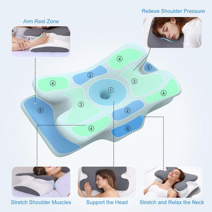 Advanced Cooling Memory Neck Adjustable Pillow