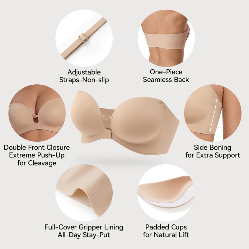 Veerola™ Seamless Comfort Push-Up Bra