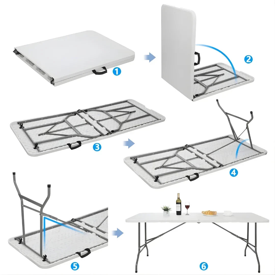 Easy-Carry Folding Table