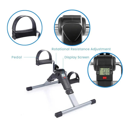 Foldable Mini Under Desk Exercise Bike