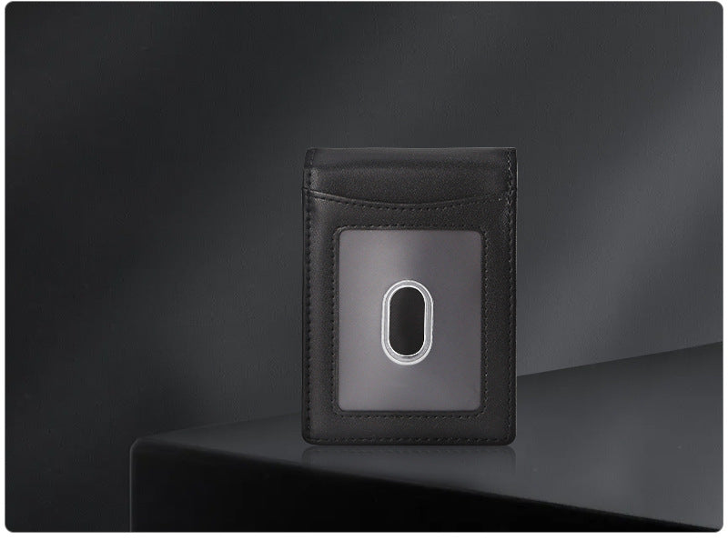 VaultGuard™ Leather RFID Pop-Up Wallet