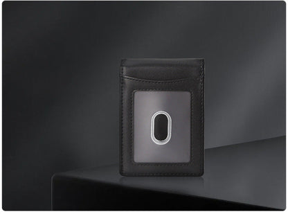 VaultGuard™ Leather RFID Pop-Up Wallet