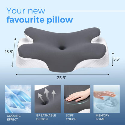 Advanced Cooling Memory Neck Adjustable Pillow
