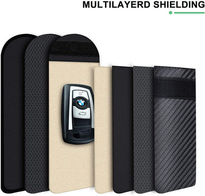 KeyShield Signal-Blocking Faraday Key Pouch