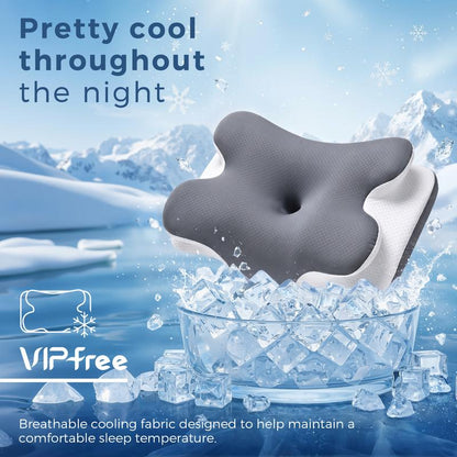 Advanced Cooling Memory Neck Adjustable Pillow