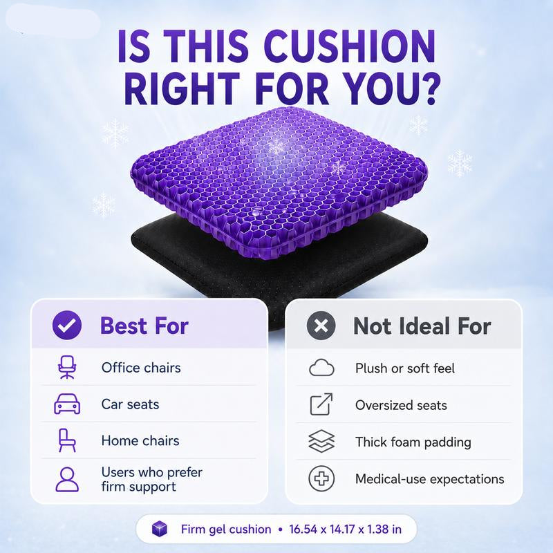 Cooling Gel Seat Cushion