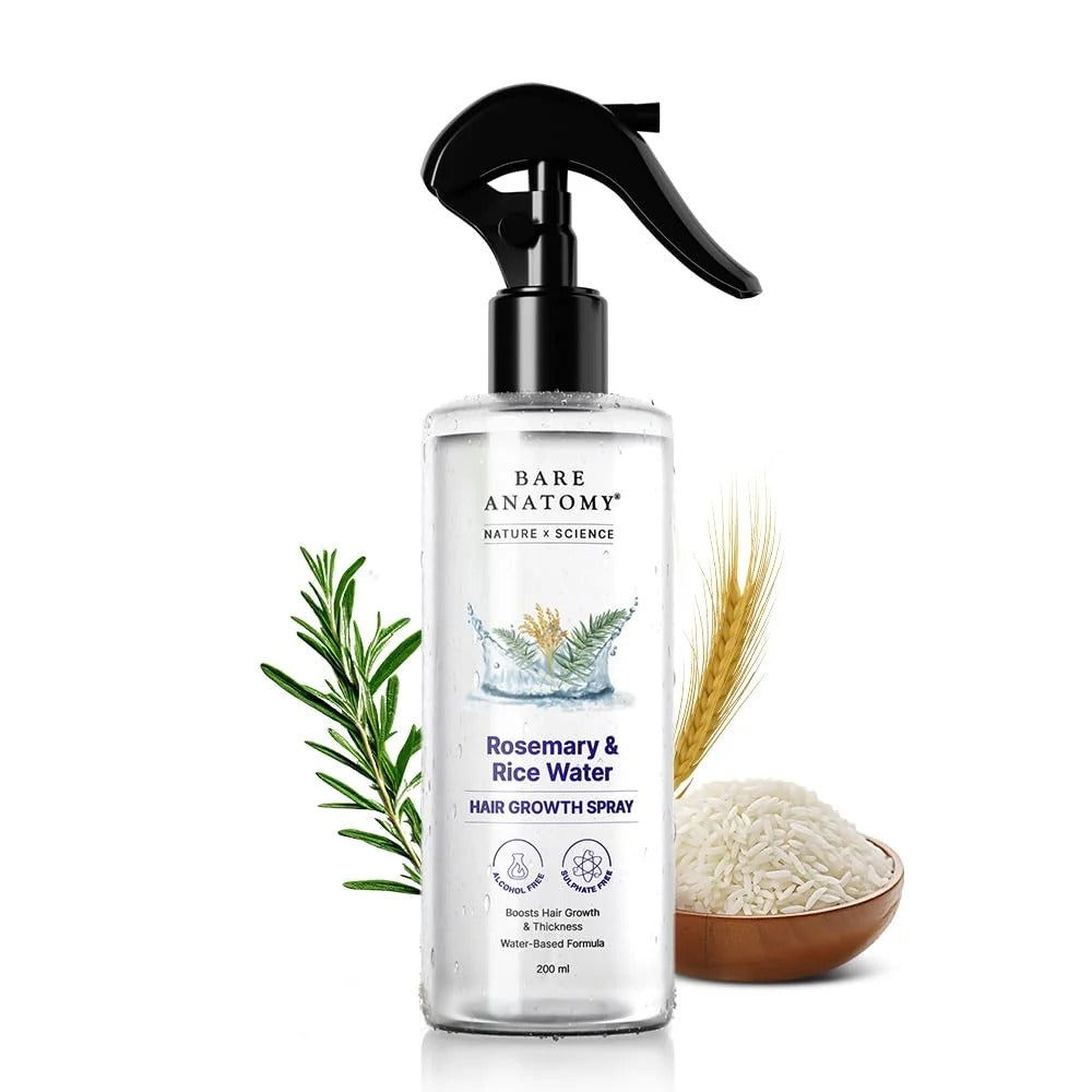 Rosemary & Rice Water Natural Hair Growth Spray