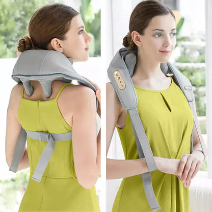Neck & Shoulder Massager: Heated, Portable, Deep-Tissue Relief