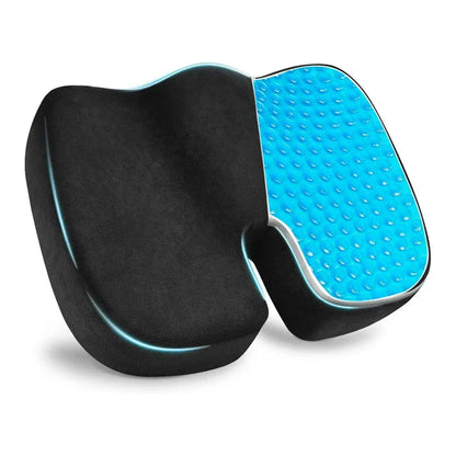 Gel & Memory Foam Coccyx Seat Cushion for Pressure Relief