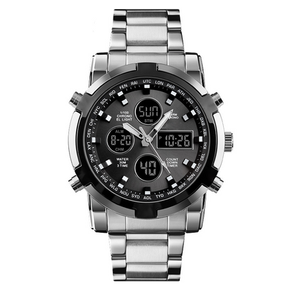 Men's Waterproof Military Analog-Digital Watch